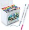 60 Alcohol Markers – Dual Tip Art Markers for Adults, Coloring, Illustration, Sketching, Painting, Card Making